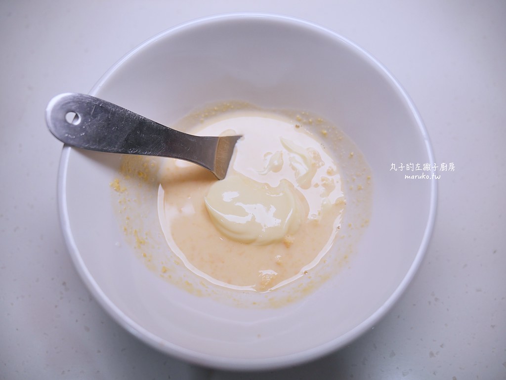 【食譜】炸魚佐雞蛋沙拉醬 如何讓沙拉醬更清爽的做法 @Maruko與美食有個約會